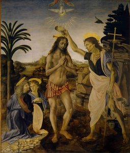 The Baptism Of Christ — Andrea Del Verrocchio