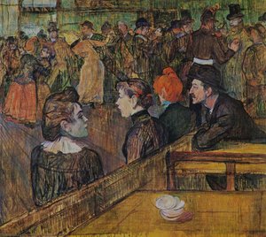 Ball Im Moulin De La Galette — Comte Henri Marie Raymond De Toulouse-lautrec-monfa