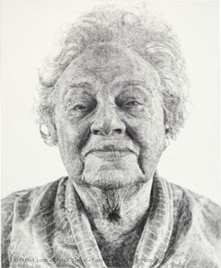Fanny/fingerpainting — Chuck Close