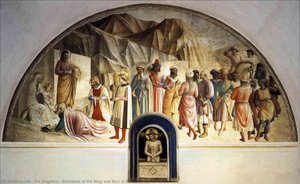 Adorazione Dei Magi E Cristo Flagellato (cella 39) — Fra Angelico