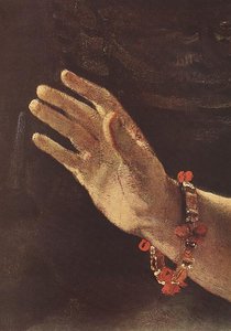Danaë (detaliu) — Rembrandt Van Rijn