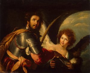 St Maurice And The Angel — Bernardo Strozzi