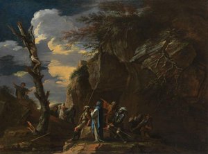 Polycrates' Crucifixion — Salvator Rosa