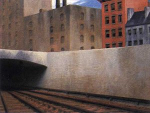 Acercándose A La Ciudad — Edward Hopper