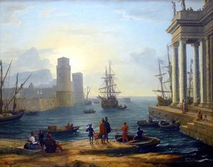 Partenza Di Ulisse — Claude Lorrain (claude Gellée)