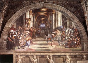 Stanze Vaticane - Exilarea Lui Heliodor Din Templu — Rafael
