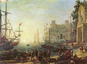 Porto Con Villa Medici — Claude Lorrain (claude Gellée)