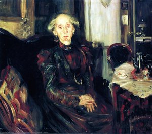 Portrait Of Rosenhagen's Mother — Lovis Corinth