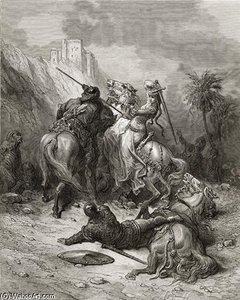En Hjälte Florine Av Burgund — Gustave Doré