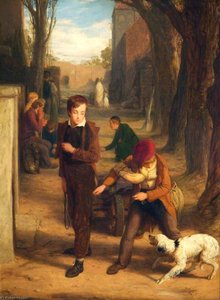 A Dog Of Two Minds — William Mulready The Younger