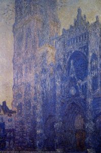Rouen Katedralen, Portalen och Torn D'Albane, Morgonljus