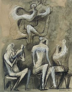 Seated Figures 1 — Henry Moore