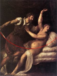 Tarquinius Und Lucretia — Tizian