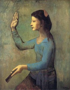 Mujer Con Abanico — Pablo Picasso