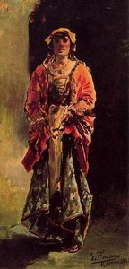 Italian Woman — Ignacio Pinazo Camarlench