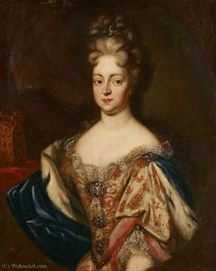 Portrait Of Elisabeth Christine Of Brunswick-wolfenbüttel — Martin Van Meytens