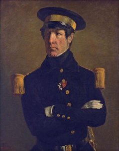 Portrait De Pierre Claude Aimable Gachot, Lieutenant De Vaisseau (titre Actuel) Portrait D'un Officier De Marine (titre Ancien) — Jean-françois Millet