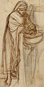 Studiu Pentru Dante At Verona Cu O Preliminare — Dante Gabriel Rossetti