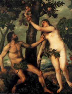 Adam Și Eva — Titian