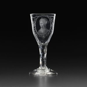 Portrait Glass Of Frederika Sophie Wilhelmina Of Orange-nassau — David Wolff