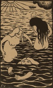 The Three Bathers — Félix Vallotton