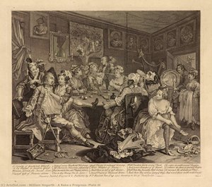 A Rake’s Progress, Plate Iii — William Hogarth