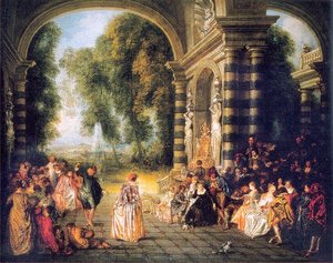 Les Plaisirs Du Bal — Jean-antoine Watteau