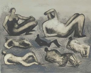 Seven Reclining Figures — Henry Moore