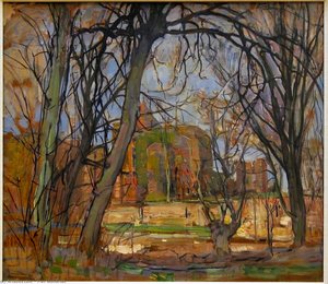 Forårssol: Ruin, Brederode — Piet Mondrian
