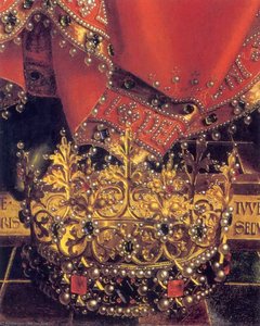 Die Gnade Gottes (detail) Im Göttlichen Lammaschaltwerk Von Jan Van Eyck — Jan Van Eyck