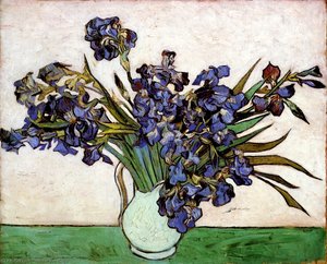 Vase With Irises — Vincent Willem Van Gogh