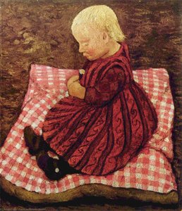 Child On A Cushion — Paula Modersohn-becker