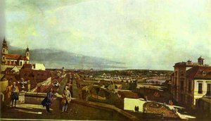 Kaunitz Palace And Park In Vienne — Bernardo Bellotto