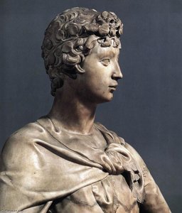 David (detail) — Donatello