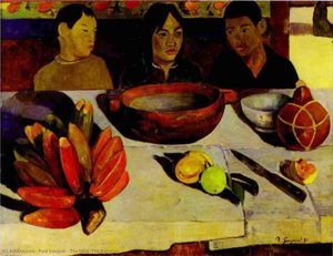 Oběd (banány) — Paul Gauguin