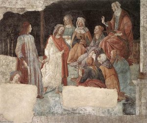 Pozděňský Mladík Uvítaný Sedmi Liberálními Uměními — Sandro Botticelli