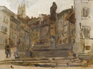 Fontaine St Anne — Isaac Lazarus Israels