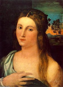 Portrait Of A Young Woman — Palma Vecchio