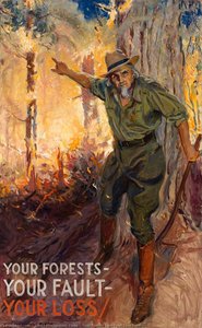 Your Forests Your Fault Your Loss — James Montgomery Flagg