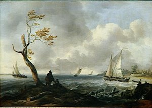Bateau De Peche Et Cabotier Par Gros Temps, Dit Aussi Le Coup De Vent — Ludolf Backhuysen I