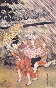 Shower — Kitagawa Utamaro