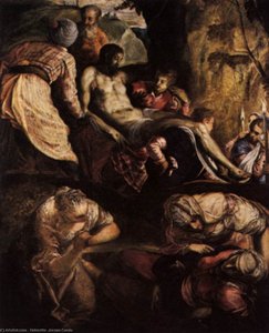 Christ Carried To The Tomb — Jacopo Tintoretto