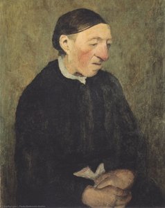 Old Woman With Handkerchief — Paula Modersohn-becker