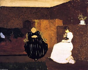 La Chiacchierata (conosciuta Anche Come Mme Vuillard E Sua Figlia - La Causette) — Jean-édouard Vuillard