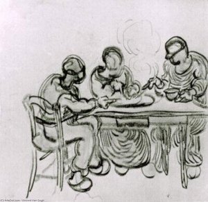 Üç Köylülerin Öğleni — Vincent Van Gogh