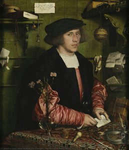 Il Mercante Georg Gisze — Hans Holbein Il Giovane