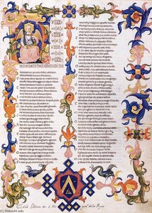 The Divine Comedy By Dante Alighieri (folio 11) — Don Simone Camaldolese