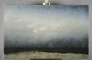 Monk Par La Mer, État Avant Restauration — Caspar David Friedrich
