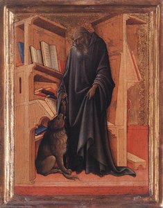 Diptychon: Hl. Hieronymus — Lorenzo Monaco