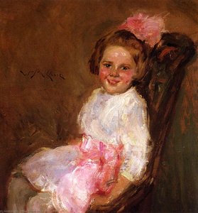 Portrait Of Helen, Daughter Of The Artist — William Merritt Chase